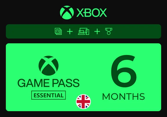 Xbox Game Pass Core (Essential) 6 Months Xbox Live Key - UNITED KINGDOM